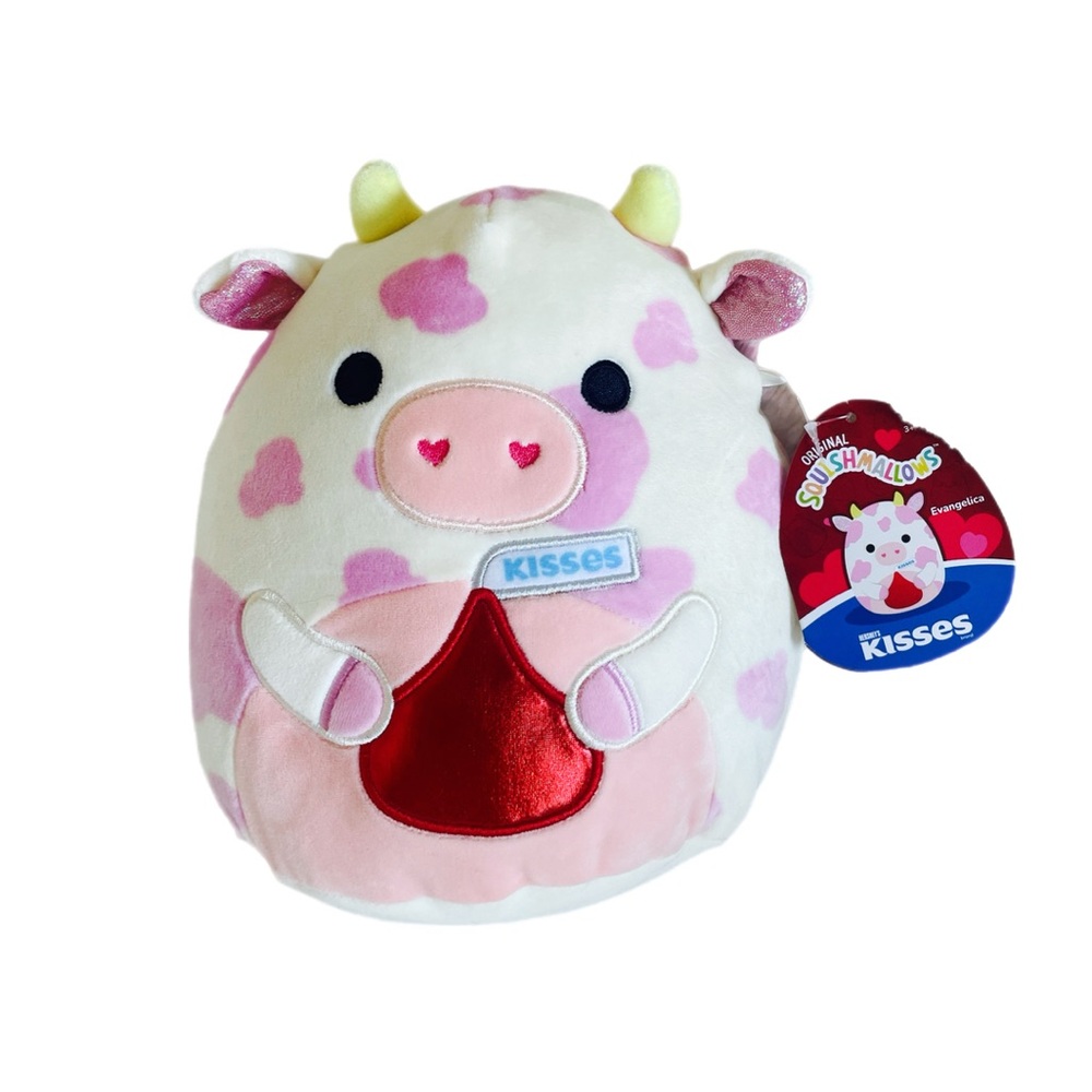Evangelica Squishmallow Kisses edition NWT 8”